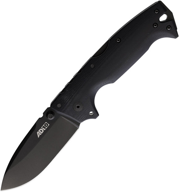 Cold Steel AD-10 Pocket Knife Lockback Black G10 Folding CPM-S35VN 28DDBKBK