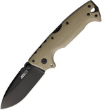 Cold Steel AD-10 Pocket Knife Lockback Dark Earth G10 Folding CPM-S35VN 28DDDEBK