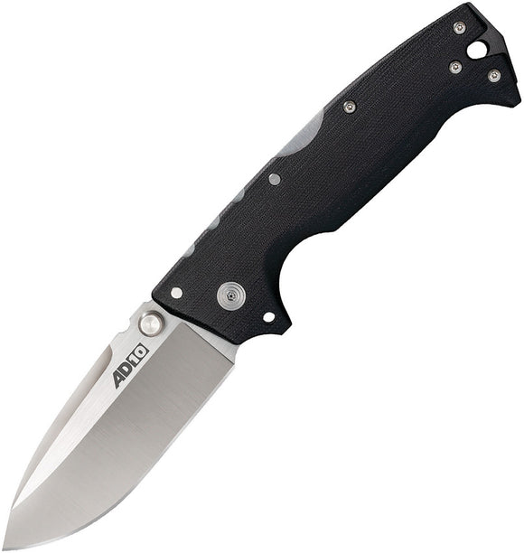 Cold Steel AD-10 Lockback Black G10 Folding S35VN Stainless Pocket Knife 28DD