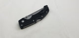 Cold Steel Large Voyager Folding Tanto Blade AUS10A Black Handle Knife 29AT