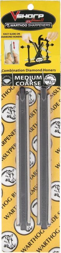 Warthog Classic II Coarse & Medium V-Sharp Diamond Knife Sharpener Stones