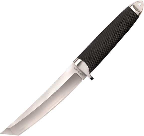Cold Steel Master Tanto San Mai Black Handle Stainless Fixed Knife w/ Sheath 35AB