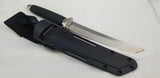 Cold Steel Magnum Tanto II San Mai Stainless Fixed Black Knife w/ Sheath 35AC