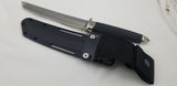 Cold Steel Magnum Tanto II San Mai Stainless Fixed Black Knife w/ Sheath 35AC