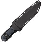 Cold Steel Drop Forged Survivalist Fixed Blade Knife Black G10 High Carbon 36MH