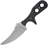 Cold Steel Mini Tac Skinner Stainless Fixed Blade Black Handle Knife 49HSFZ