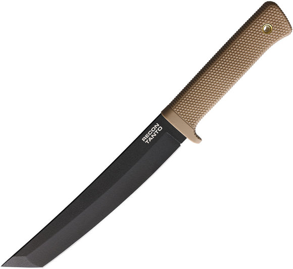 Cold Steel Recon Fixed Blade Knife Desert Tan SK5 Carbon Steel Tanto 49LRTDTBK