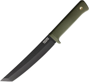 Cold Steel Recon Fixed Blade Knife OD Green SK5 Carbon Steel Tanto 49LRTODBK