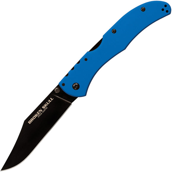 Cold Steel Broken Skull 1 Lockback Blue Folding Knife 54s4a