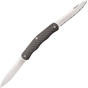 Cold Steel Lucky Pen Knife Carbon Fiber Handle CPM-S35VN Stainless Knife 54VPN