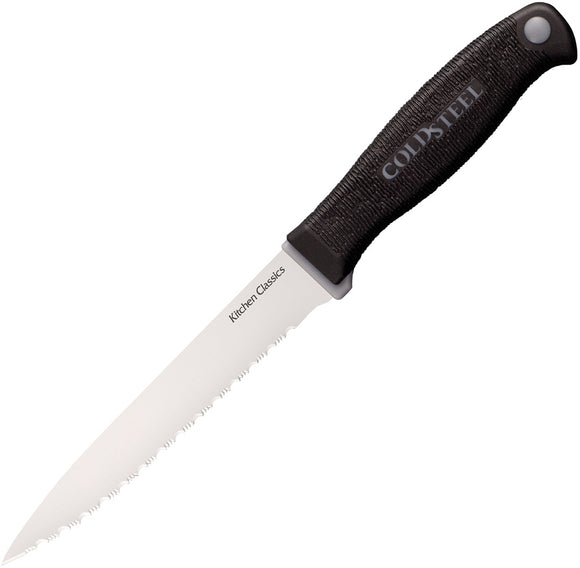 Cold Steel Black Steak Knife Kitchen Classics Stainless Blade 59KSSZ