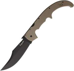 Cold Steel XL Espada Pocket Knife Lockback Dark Earth Folding AUS-10A 62MGCDEBK