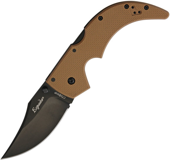 Cold Steel Espada Lockback Folding Coyote Brown Tan Knife 62NGMVB