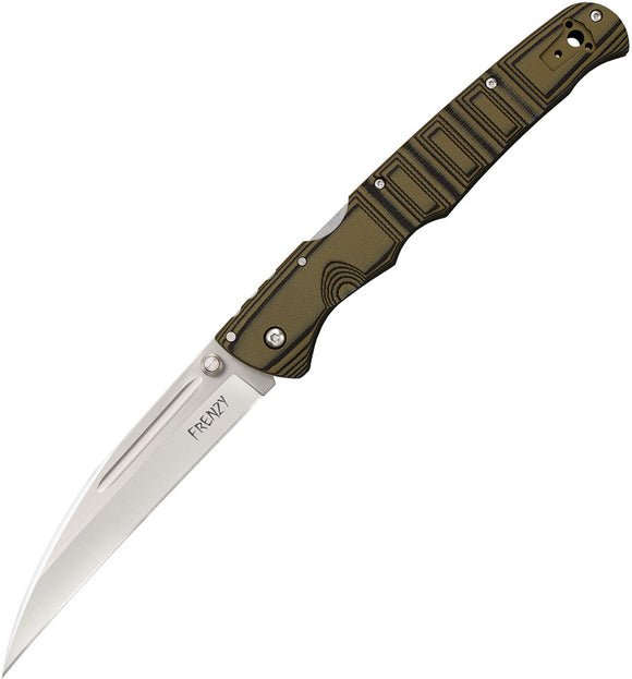 Cold Steel Frenzy I Lockback Black/Green G10 Folding CPM S35VN Knife 62P1A