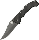 Cold Steel Night Force Damascus Black Lockback Folding Knife 63NF