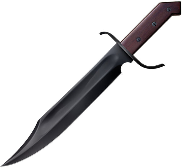 Cold Steel 1917 Frontier Bowie Wood 1085 Carbon Steel Fixed Blade Bowie Knife 88CSAB