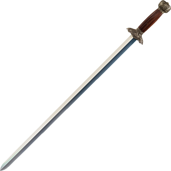 Cold Steel Gim Sword Brown Redwood Handle 1060 Carbon Steel Sword 88G