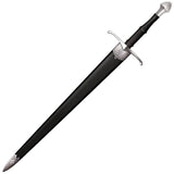 Cold Steel Competition Cutting Sword Black Wood 1055HC Steel Sword w/ Scabbard 88HS