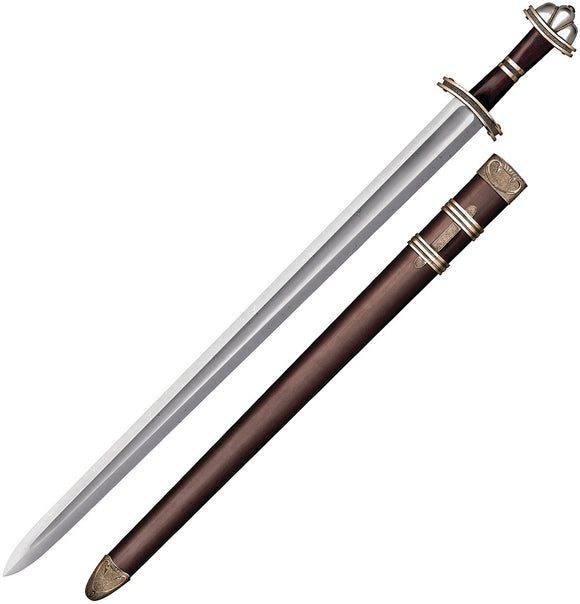Cold Steel Damasucs Viking Sword Rosewood Handle Damascus Steel Sword 88HVB