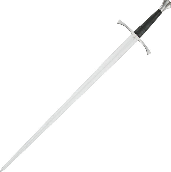 Cold Steel Italian Long Sword Black Leather Handle Carbon Steel Sword 88ITS