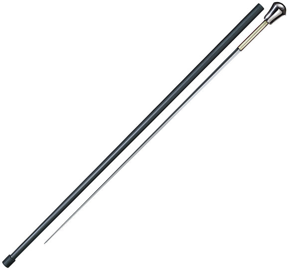 Cold Steel 1055HC Steel Fixed Blade Aluminum Head Handle Sword Cane 88SCFA
