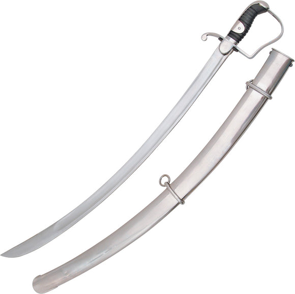 Cold Steel 1796 Light Cavalry Sabre Black Smooth Carbon Steel Sword w/ Scabbard 88SS