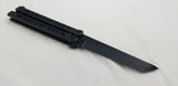Cold Steel Black FGX Balisong Tanto Blade Pt Griv-Ex Butterfly Knife 92EAB