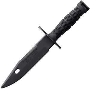 Cold Steel M9 Training Combat Knife Black Santoprene Handle And Blade 92RBNT