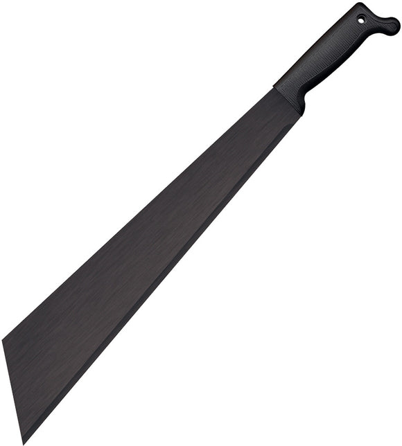 Cold Steel Black Slant Tip Machete Carbon Steel Blade w/ Sheath 97ST18S