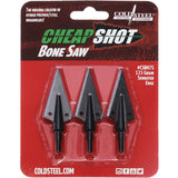 Cold Steel Cheap Shot Bone Saw Broadheads 3 Pack CSBH7S