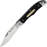 Cold Steel Ranch Hand Linerlock Black Faux Bone Folding Carbon Steel Knife FL3RB