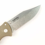 Cold Steel Verdict Pocket Knife Lockback FDE Folding 4116 Stainless FLC3CPSSFDE