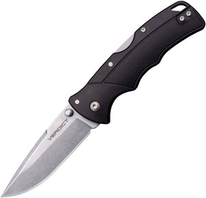 Cold Steel Verdict Lockback Black Folding Knife 3spss