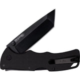 Cold Steel Verdict Lockback Black G10 Folding AUS10A Tanto Pocket Knife FLC3T10A