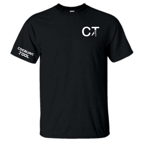 Coeburn Tool Small Lettermark Logo Black Short Sleeve T-Shirt w/ Coeburn Tool Sleeve 2XL