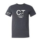 Coeburn Tool Full Logo Dark Heather Gray Short Sleeve T-Shirt w/ CT Logo Sleeve 2XL