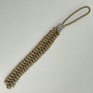 Coeburn Tool Tan Fishtail Knot Paracord Lanyard w/ Viking Bead CT1043