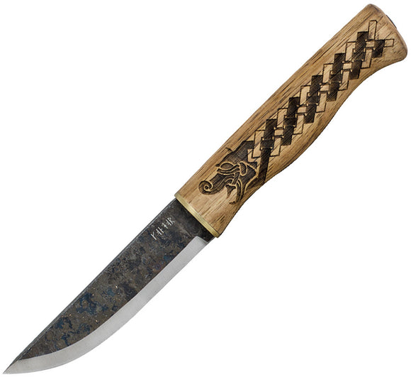 Condor Norse Dragon 1095HC Fixed Blade Full Tang Knife w/ Sheath 102138HC