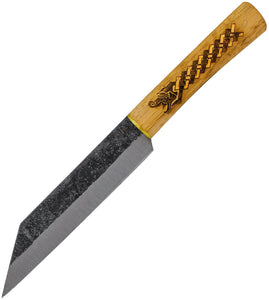 Condor Norse Dragon Seax Wood Handle Fixed Blade Knife 102470HC