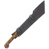 Condor Argyll Scottish Walnut Wood 1075HC Fixed Blade Machete w/ Belt Sheath 10281225HC