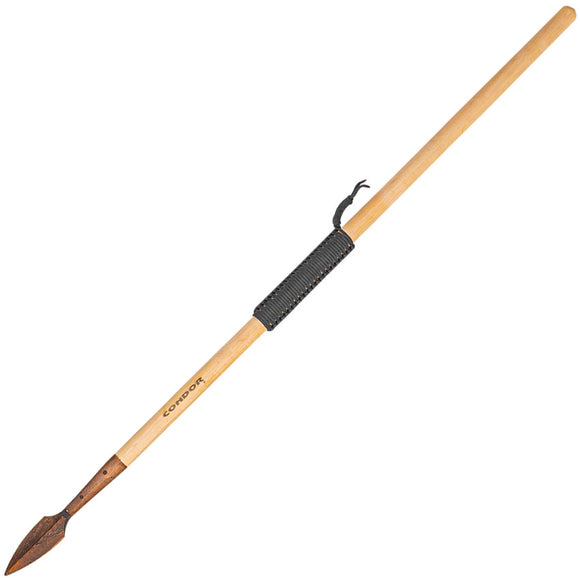 Condor Greek American Burnt Hickory Wooden Spear 103287W