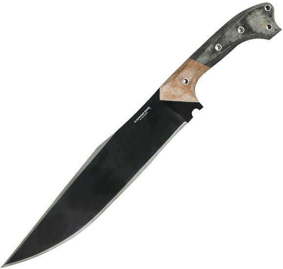 Condor Knives Black Fixed Blade Atrox Knife 1814108HC