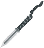 Condor Gladius Black Cord Wrapped 1075HC Fixed Blade Neck Knife 1824312HC