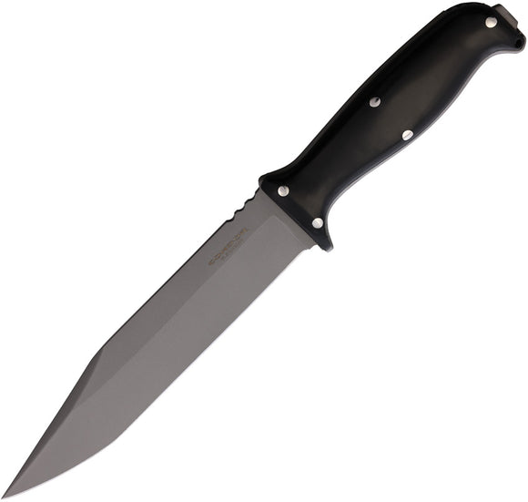 Condor Enduro Black Paper Micarta 420HC Stainless Steel Fixed Blade Knife 182968SS