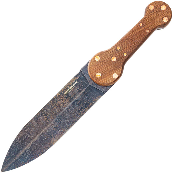 Condor Trade Dag Brown Walnut 1095HC Steel Fixed Blade Knife 183279HC
