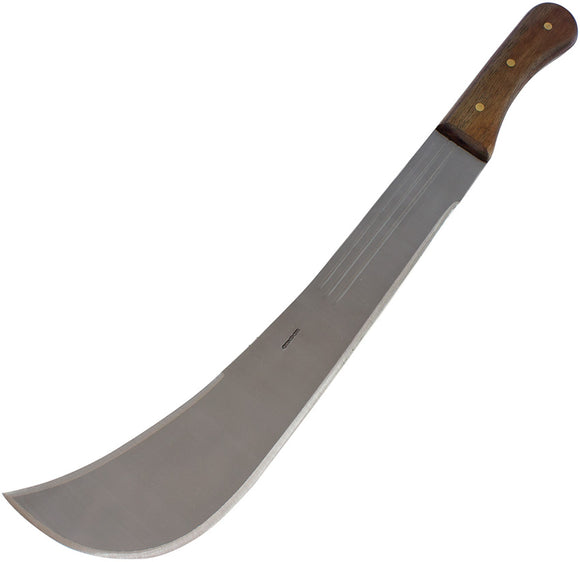 Condor Tool & Knife Swamp Master Walnut Handle Stainless Fixed Machete 2070SHC