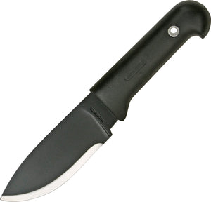 Condor Tool Knife 10.5" Rodan Fixed Knife Black Handle + Leather Sheath 2376hc