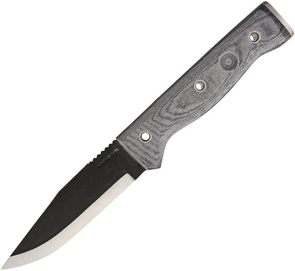 Condor Tool Black Micarta FINAL FRONTIER Fixed Blade Knife + Sheath 24645HC