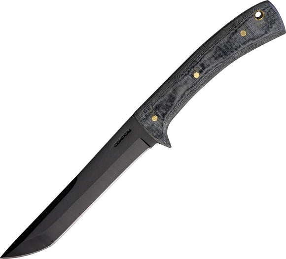 Condor Garuda Fixed Carbon Steel Tanto Blade Black Micarta Handle Knife 27066HC