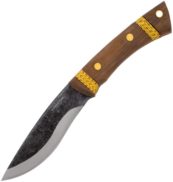 Condor LARGE Huron Hunting 1095 Carbon Steel Knife Walnut Handle 2819525HC